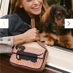 Anthropology Dachshund viral purse and charm bundle New in packaging